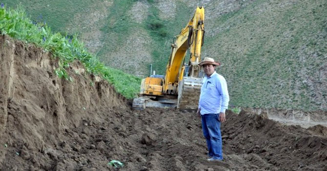 Yamaç Köyüne 5 kilometreden su getirmek için çalışma başlatıldı!