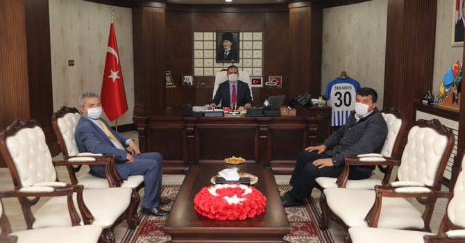 Şırnak ve Hakkari TSO Başkanlarından Vali Akbıyık'a ziyaret