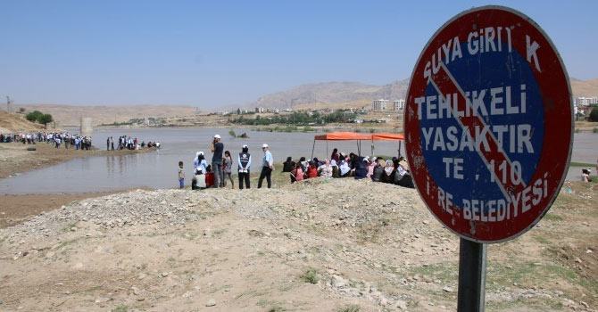 Şırnak'ta suya girmek yasaklandı