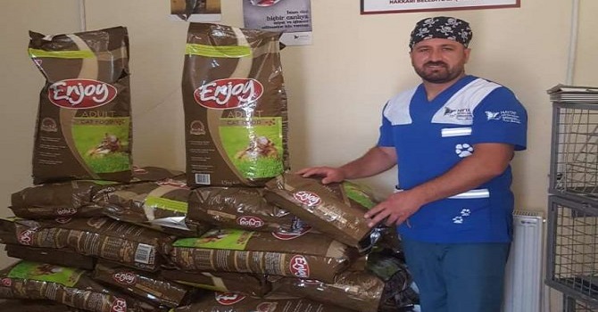 Haytap Hakkari'ye 1 ton mama hibe etti