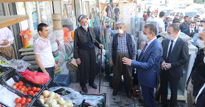 Vali Akbıyık'tan Şemdinli ilçesine ziyaret
