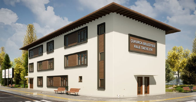 Çukurca'da 'Kale Taziye Evi' yapımı başladı