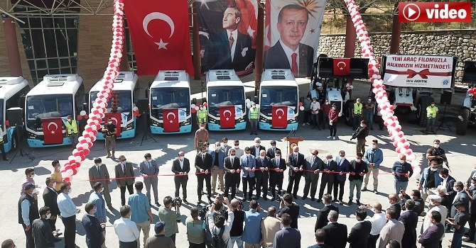 Hakkari Belediyesi dualarla araç filosuna 24 araç daha ekledi