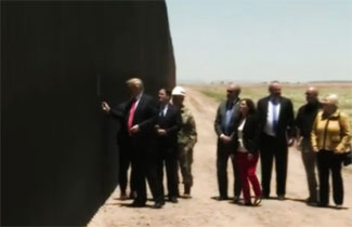 Trump: Meksika duvarı Covid-19'u bile durdurdu