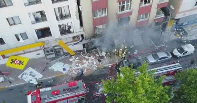 Tesktil atölyesinde patlama: 1 ölü, 10 yaralı