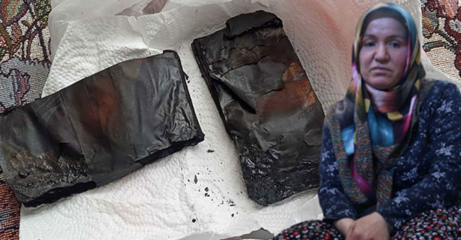 'Çalınmasın' diye sobaya sakladığı 15 bin TL kül oldu