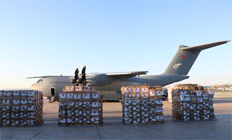 Türkiye'den Irak'a tıbbi malzeme yardımı