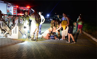 İzmir'de korku dolu anlar