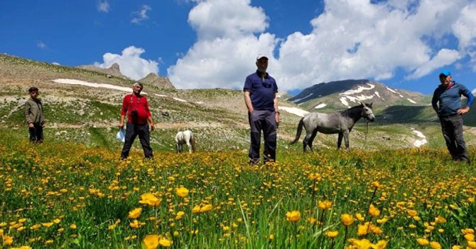 CİSAD üyeleri dağ ve göllere tırmandı