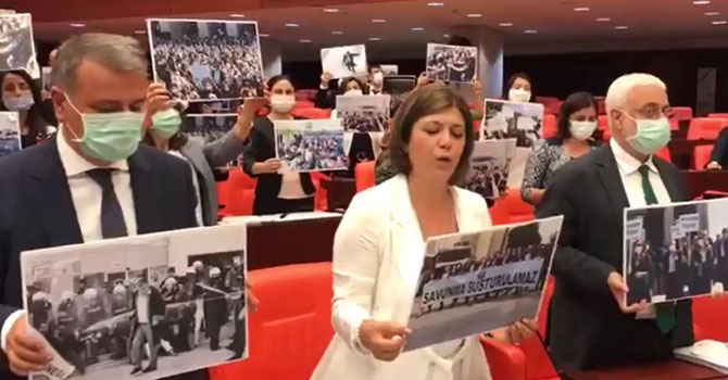 HDP'den TBMM'de baro protestosu
