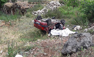 TIR dorsesi faciaya neden oldu: 1 ölü, 1 yaralı