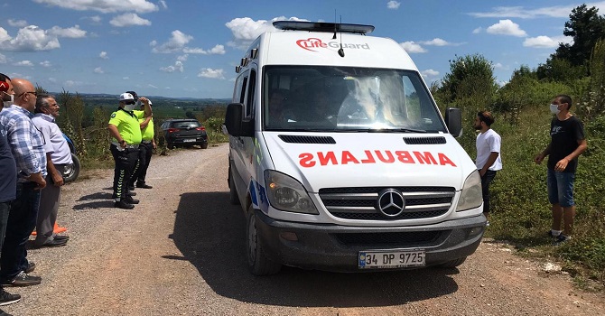 Patlamamış malzemeyi imhaya götüren kamyon patladı