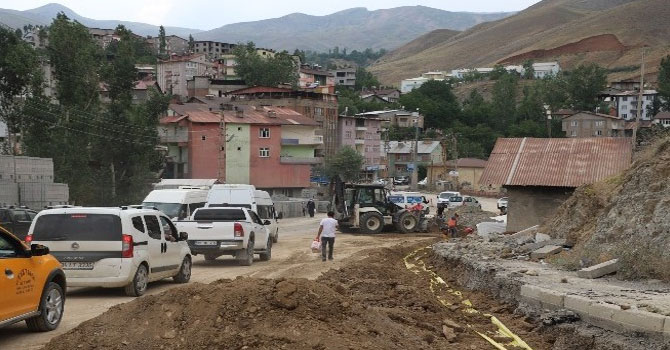 Hakkari'de doğalgaz çalışmaları sürüyor