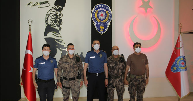 Müdür Aydın 15 Temmuz gazilerini makamında kabul etti