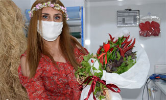 Çiçek yerine acı biber demeti sipariş ediyorlar