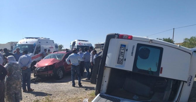 Diyarbakır-Bingöl karayolunda kaza: 12 yaralı