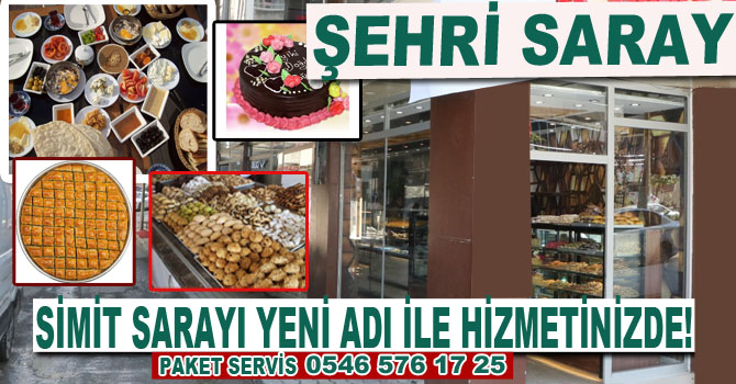 Simit sarayı yeni adı ile hizmetinizde!