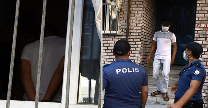 Arkadaşları ellerini arkadan bağlayarak gasp etti