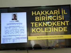 YKS Hakkari birincisi Teknokent Koleji'nden