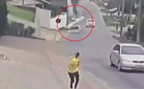 Pilot ve yolcu düşen uçaktan kurtuldu