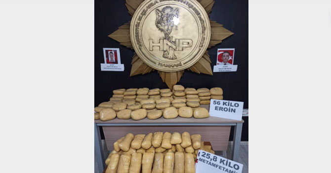 Yüksekova'da 81 kilo 800 gram uyuşturucu ele geçirildi