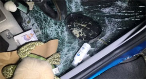 Ellerini dezenfekte ederken direksiyon hakimiyetini kaybetti