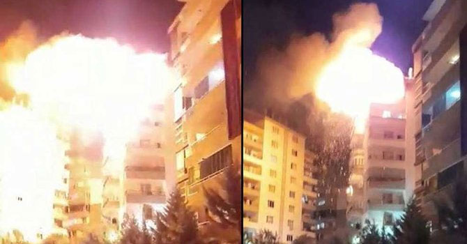 Piknik tüpü bomba gibi patladı