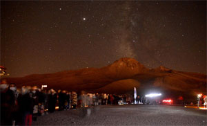 Erciyes'te 'meteor' yağmuru