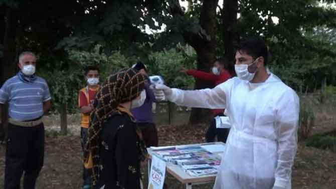 Düzce'de 95 fındık işçisi karantinaya alındı