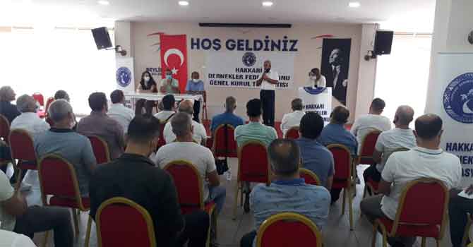 Hakkari Dernekler Federasyonu kongreye gitti