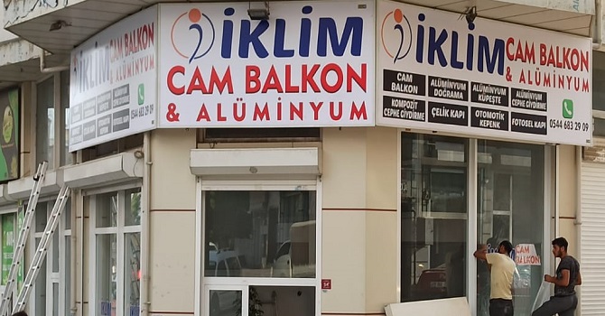 İklim, cam balkon ve Alüminyum hizmete açıldı