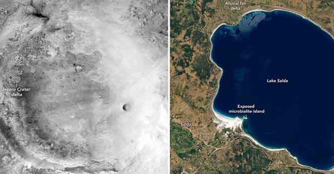 Salda Gölü, Mars’ın keşfinde kılavuz görevi yapıyor