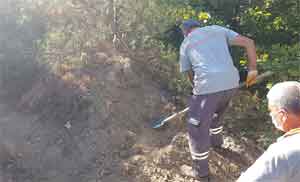 Kaybolan köpekler için kazı yapıldı 