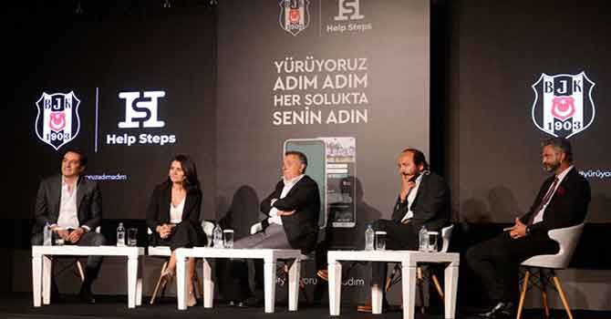 Beşiktaş'tan HelpSteps ile iş birliği