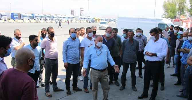 Habur’daki şoförlerden 4 talep