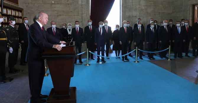 Erdoğan: Türkiye Doğu Akdeniz'de şantaj diline boyun eğmeyecek