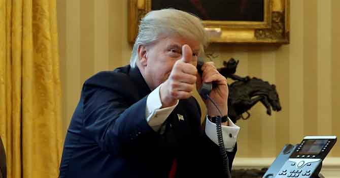 Trump, Kral Selman'a liderliği için teşekkür etti