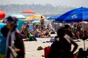 Los Angeles'ta 49 derece ile sıcaklık rekoru kırıldı