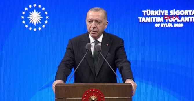Erdoğan: Ülkemizin en büyük sigorta ve emeklilik şirketini tesis ediyoruz