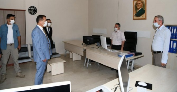 Vali Akbıyık, kurum denetimlerinde bulundu