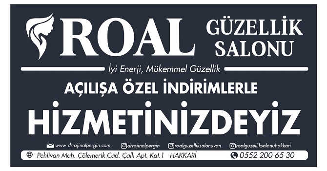 Hakkari’de doktor bünyesinde çalışan tek güzellik merkezi Dr. Roal Güzellik salonu 2. şubesini açtı