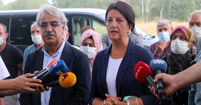 HDP'li Buldan ile Sancar, Edirne'de Demirtaş'ı ziyaret etti