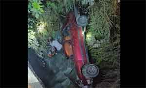 Otomobil sulama kanalına uçtu: 1 ölü, 2 yaralı