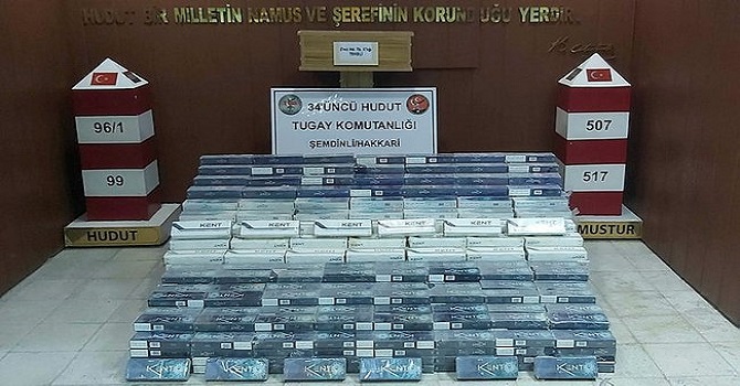 Hakkari hudut hatlarında kaçakçılık operasyonu