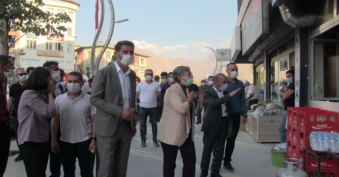 DTK ve HDP’den Hakkari esnafına ziyaret
