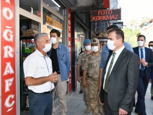 Hakkari'de Covid - 19 denetimi