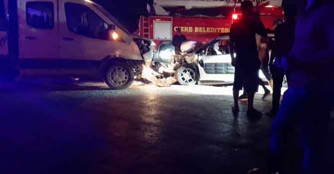 Cizre'de trafik kazası: 5 yaralı