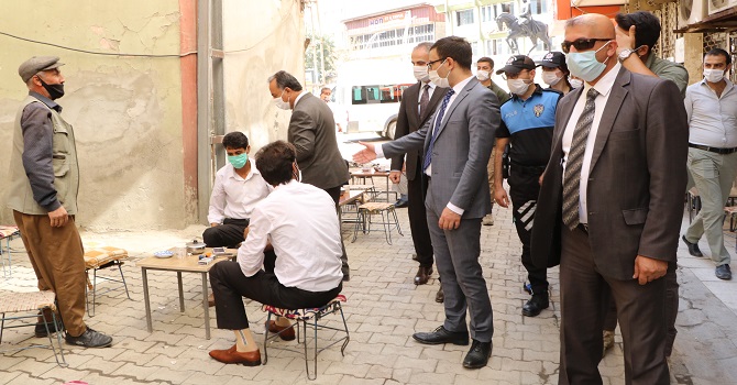 Hakkari'de Koronavirüs denetimi