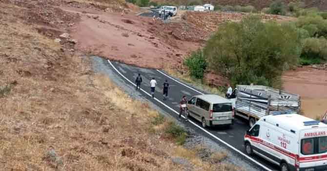 Bingöl’de heyelan