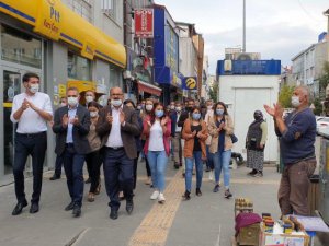 Kars'ta Ayhan Bilgen'e destek yürüyüşü